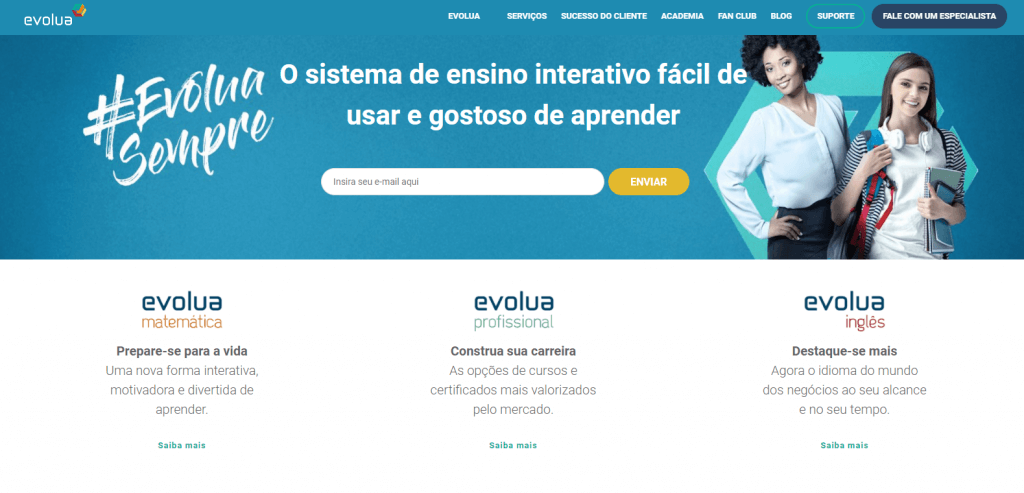 Play Educação conta o desempenho do curso de inglês da Evolua em