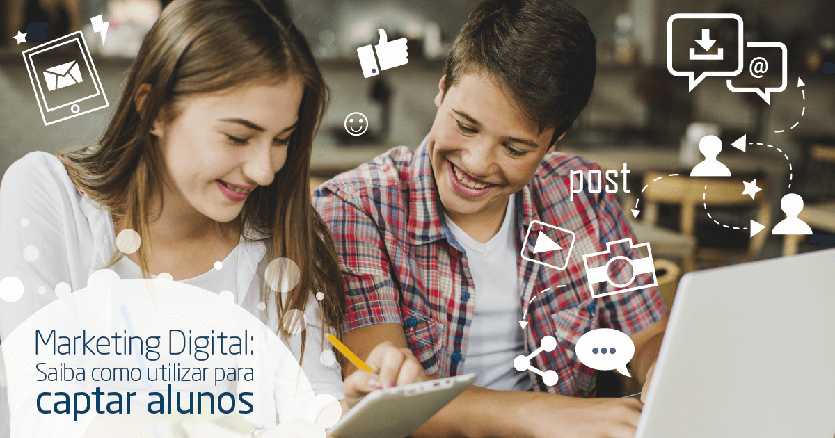 Como o marketing digital ajuda a captar potenciais alunos?